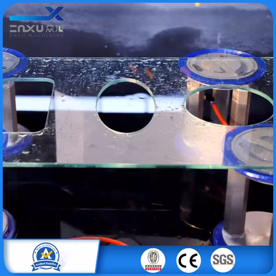 Jfp2500 自動 CNC 縦型ガラス処理サンドブラスト サンドブラスター マシン酸化アルミニウム