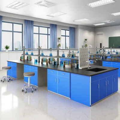 スチールウッド実験室家具化学実験室アイランドベンチワークベンチ